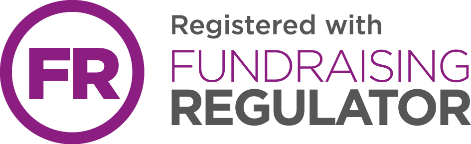 Registered with Fundraising Regulator logo