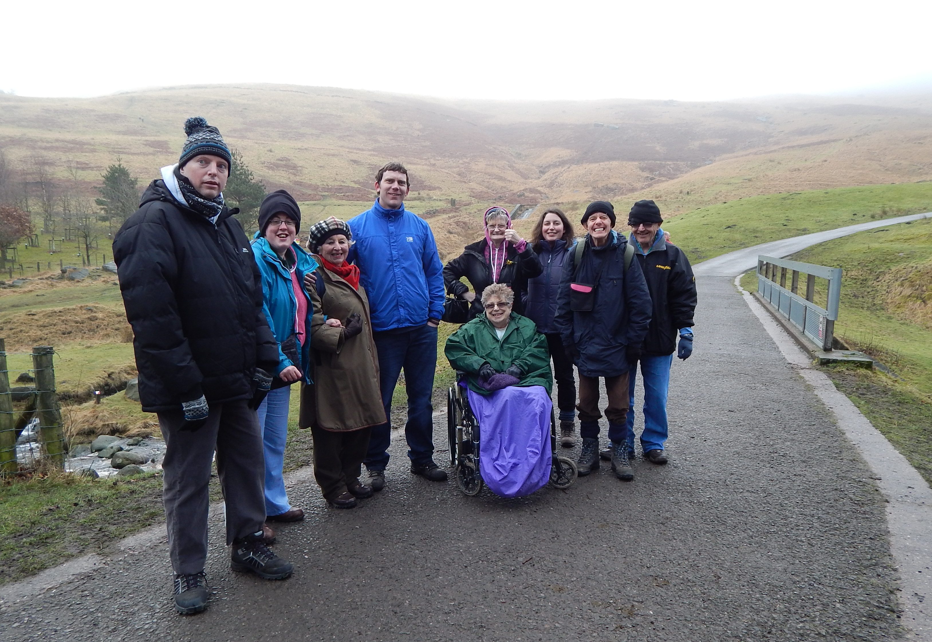 Group at Dove Stone Reservoir