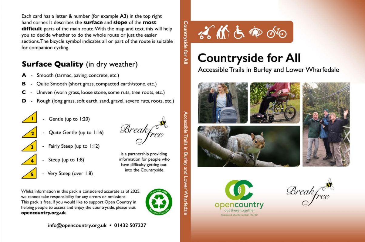 The front cover of the Burley & Lower Wharfedale Pack