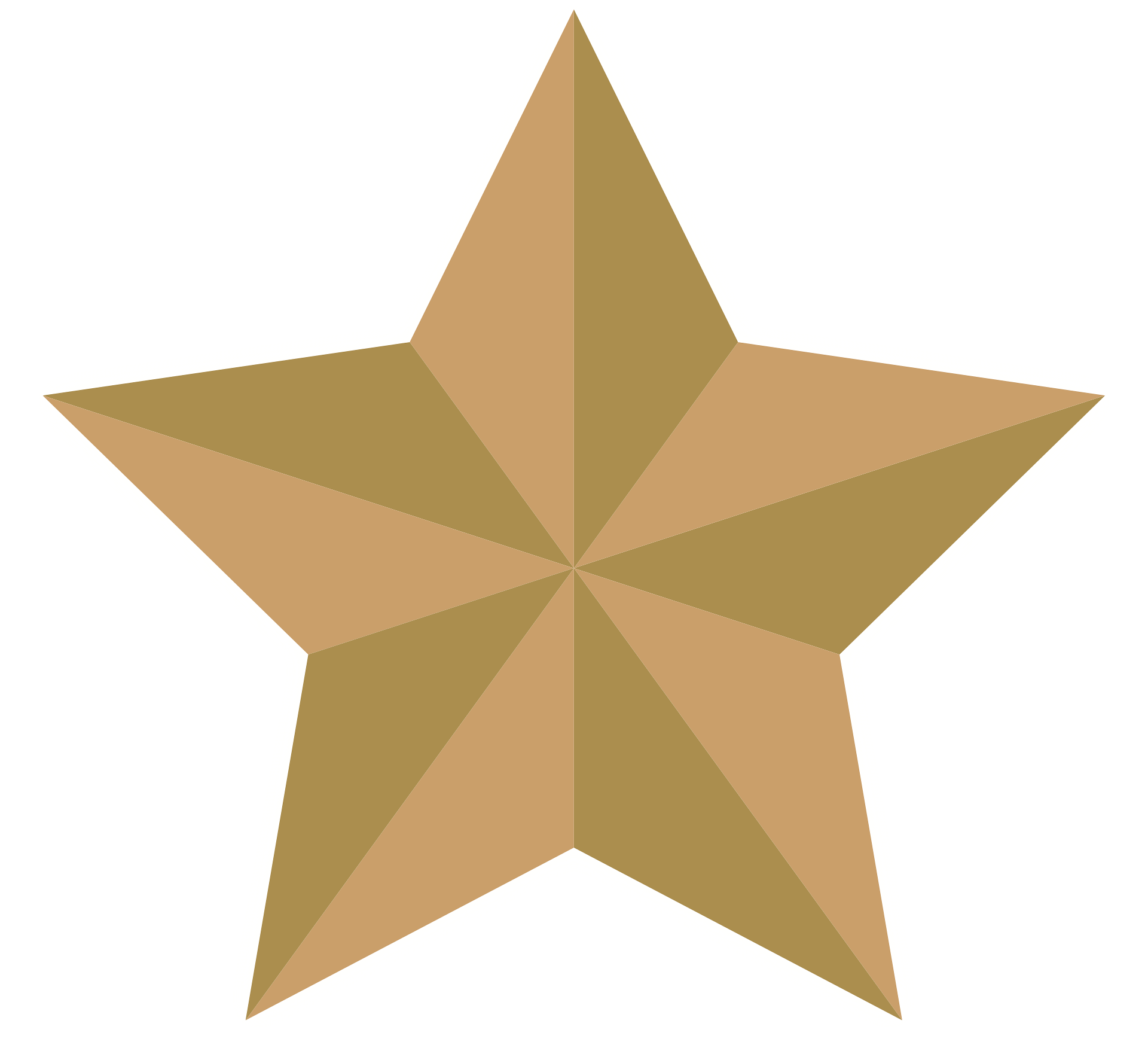 A gold star symbol